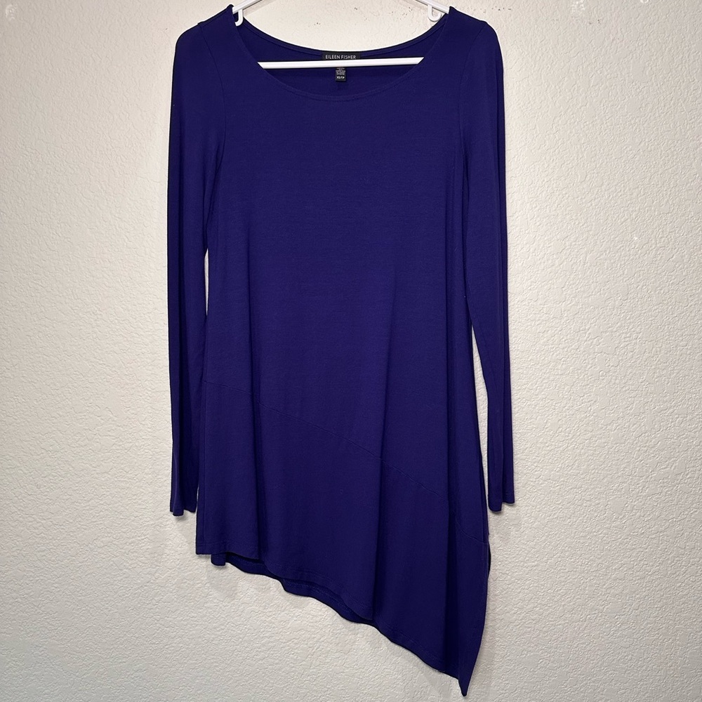 Eileen Fisher Women's‎ Long Sleeve Top - Purple XS